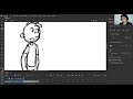 Adobe Animate - Using Brush Tool for Rough Sketching and Animation