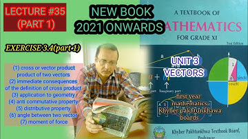 LECTURE #35(PART 1) EXERCISE 3.4 (PART 1) VECTOR PRODUCT, MOMENT OF FORCE DEF, EXAMPLE 11 MATH KPK