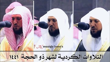 إصدار مرئي يضم جميع التلاوات الكردية لشهر ذو الحجة 1441 من أروع ما قرأ  فضيلة الشيخ ماهر المعيقلي