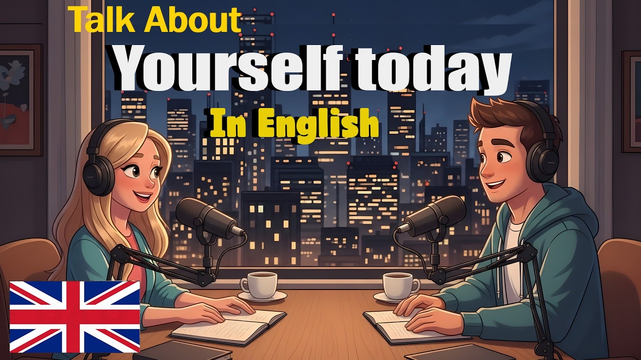 How to Talk About To Yourself today Life in English | Easy Speaking & Conversation Practice