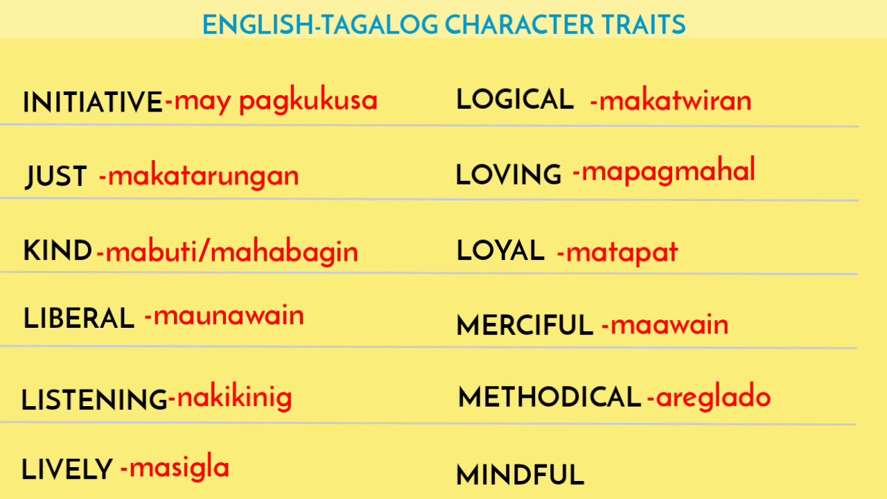 Filipino Traits And Characteristics