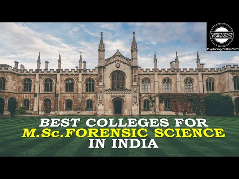 How To Get Admission In Msc Forensic Science