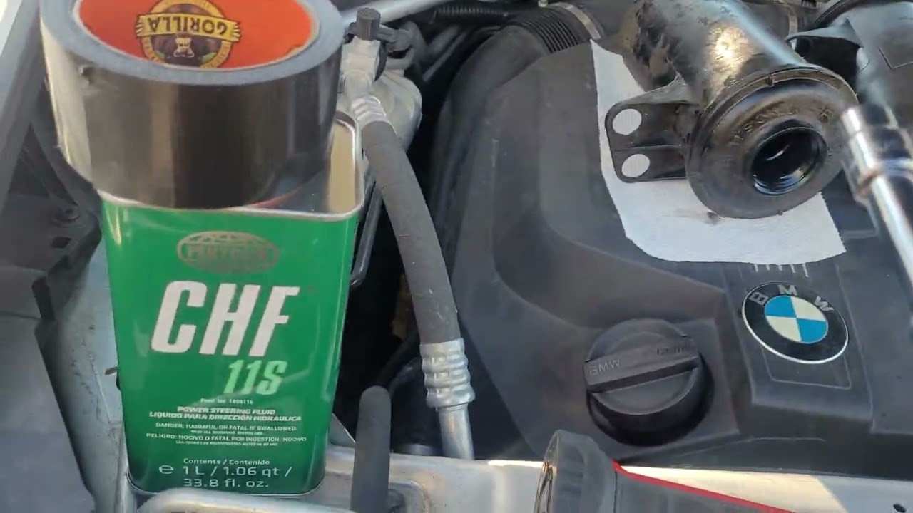 Процедура промывки гидроусилителя руля BMW X5 e70 выполнена ПРАВИЛЬНО!