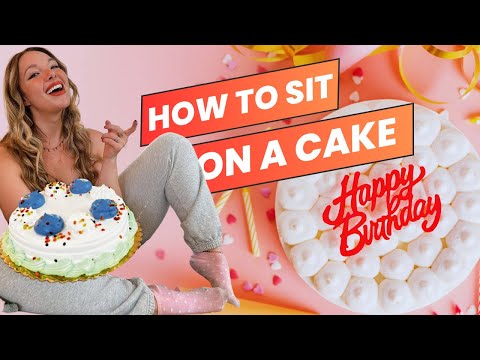 Colors_of_autumn94 [princespawg] sitting and bouncing on a cake 🎂 🍑 #viral #shorts #curvygirl #fyp