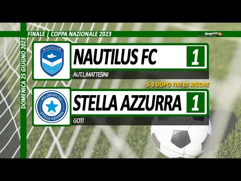 FINALE COPPA NAZIONALE #UISP 23 | Nautilus FC vs Stella Azzurra 5-3 (1-1) dcr