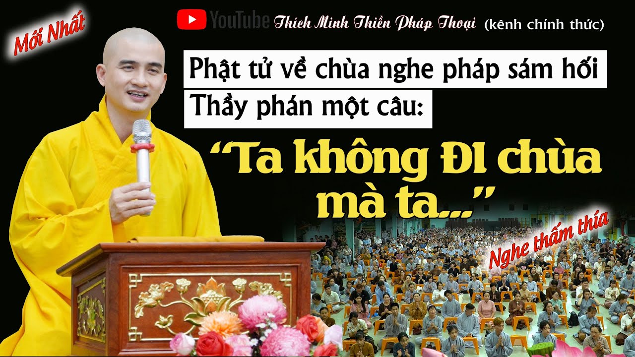 PT về sh & nghe pháp quá đông Thầy phán cho câu TA KHÔNG ĐI CHÙA MÀ TA....| Nghe thấm [25.06.2025]