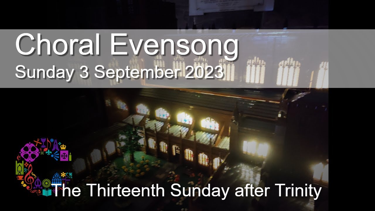 Choral Evensong | Sunday 3 September 2023 | Chester Cathedral - YouTube