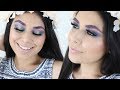 DRUGSTORE 2018 FESTIVAL MAKEUP TUTORIAL | Revlon Color Charge Palette