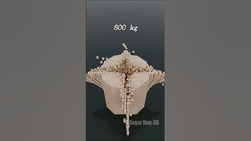 Oddly Satisfying Rigid Body Collision in Blender✴️🟩#3danimation#simulation #asmr #shorts