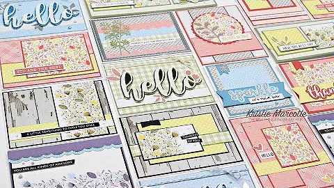 Paper Rose - Farm Girl - 29 cards from one paper p...