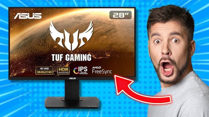 ASUS TUF Gaming 4K Gaming Monitor VG289Q - YouTube