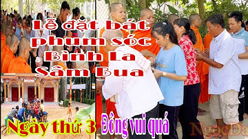 Lễ đặt bát cho các vị sư của dân tộc khmer 2022|NgọcDanhVlogs