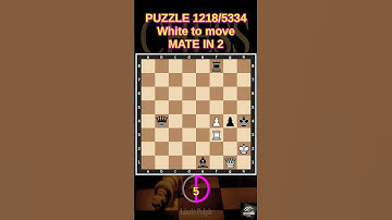 Chess puzzle series 🧩1218/5334 #chess #puzzle #learnchesstactics #magnuscarlsen #polgar #chessbooks