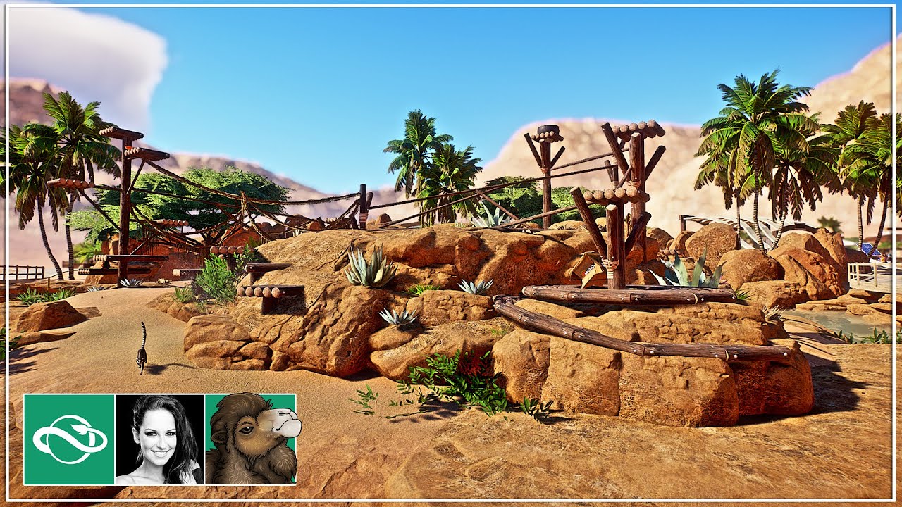 🐫 Lemur Island Habitat | Desert Franchise Mode | Planet Zoo | - YouTube