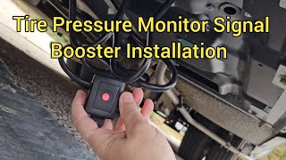 Tire Pressure Monitor Signal Booster Installation on a Leisure Travel Vans