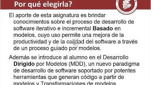 Desarrollo de Software Basado en Modelos (2020)