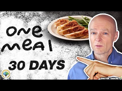 Wat als je 30 dagen maar één keer per dag eet?