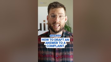 How to draft an Answer to a Summons and Complaint debt collection #creditcarddebt #debt