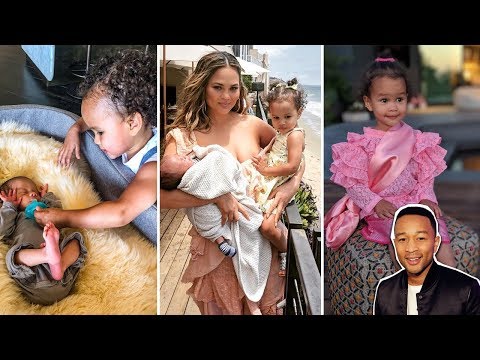 Video: Glückliche Väter Chrissy Teigen Und John Legend Mit Ihrer Tochter Luna