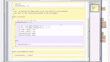 Mr Joyce - Computer Science Greenfoot Freeze bomb (loops, lists, and interfaces)