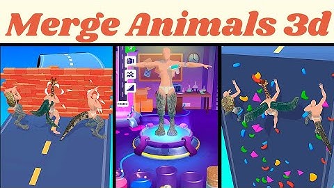 merge Animals 3d Newest Android Max level walkthrough gameplay😇😁