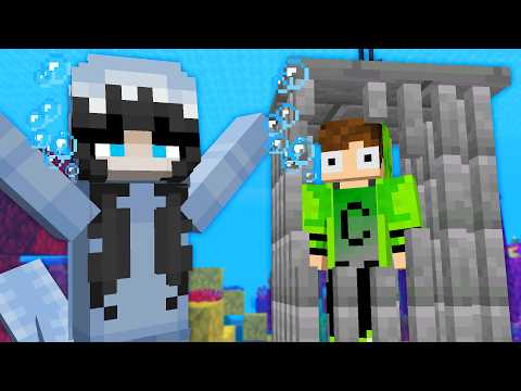CADRES GOT ARRESTED BY A SHARK GIRL IN MINECRAFT!