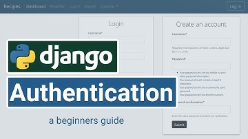 Django Authentication - bootstrap and crispy forms - Step by step for beginners