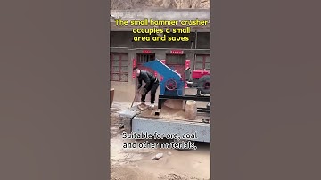 hammer crusher #sand-making machine #sand-grinding machine Stone sand-making with a single process