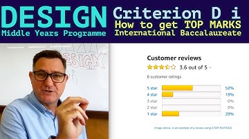 Di MYP DESIGN Criterion D Strand i HOW TO GET TOP MARKS