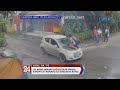 24 Oras: Lalaking akmang sasagasaan umano, kumapit at napunta sa ibabaw ng kotse