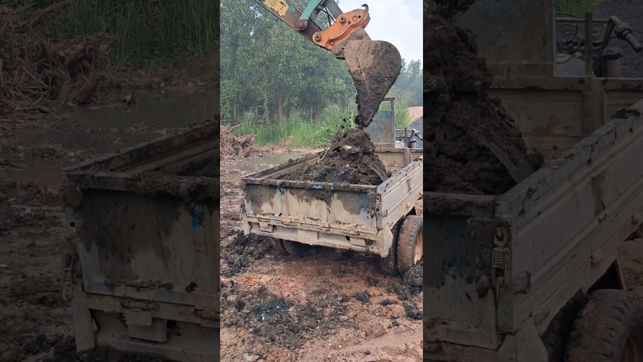 Amazing Little Driver Operating Huge Excavator Skillfully Will Blow Your Mind #thejohnnybrothers by The Johnny Brothers