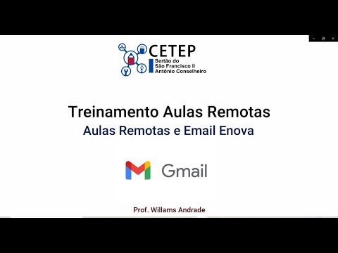 Curso Google For Education - Aulas Remotas e Email do Enova