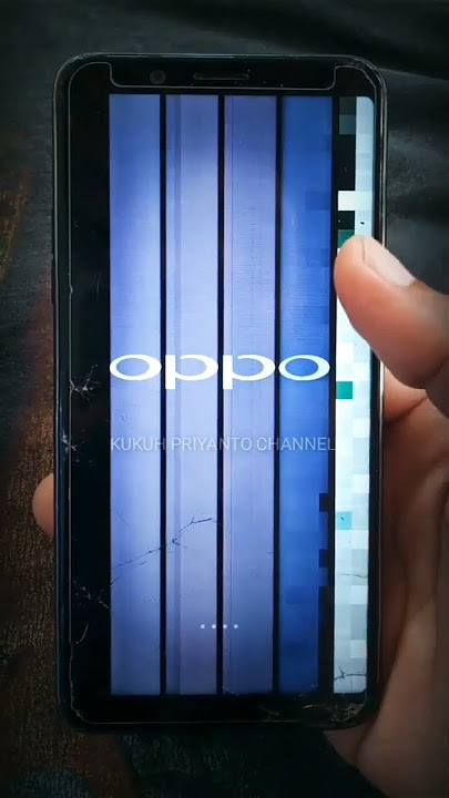 Solusi Mengatasi Layar hp bergaris di hp Oppo  #shorts