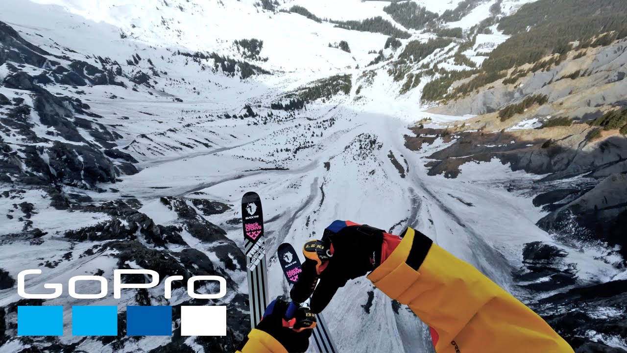 GoPro: Ski BASE POV | Matthias Giraud Skis Off of a Cliff