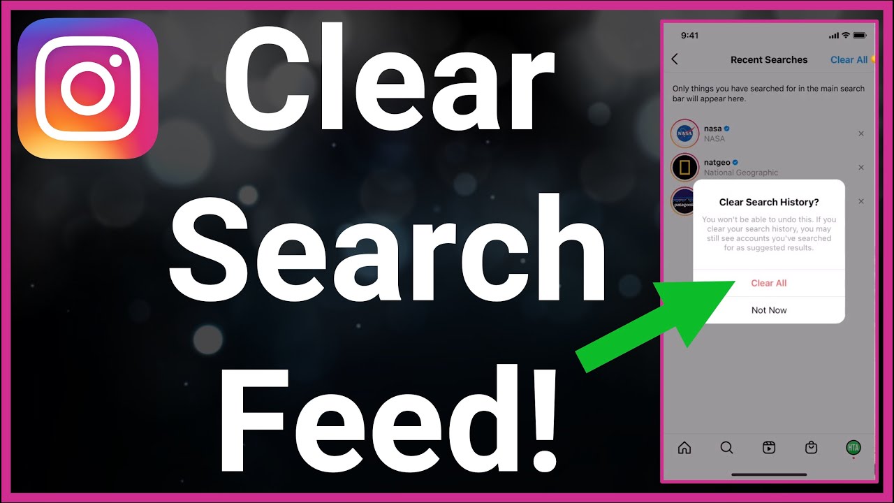 How To Clear Instagram Search Feed - Reset Suggestions! - YouTube