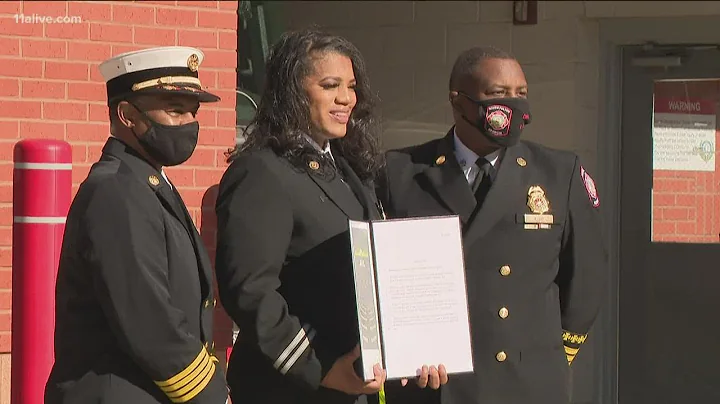 Metro Atlanta fire captain to lead in Pledge of Allegiance during inauguration