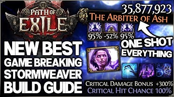 Path of Exile 2 - New PERFECTED Best 1 SHOT Stormweaver Build - Lightning Warp Shock Crit - Guide!