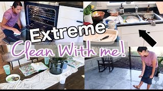 Real Life Ultimate Clean with Me! | Messy House Monday! Cleaning Motivation
