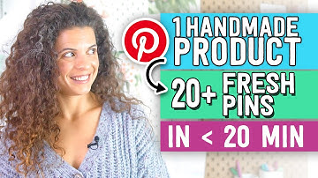 PINTEREST for HANDMADE shops [up to date 2025] + How to design A TON of FRESH PINS real quick!