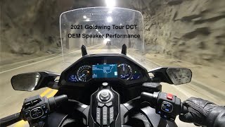 2021 Goldwing Tour DCT Speaker Performance