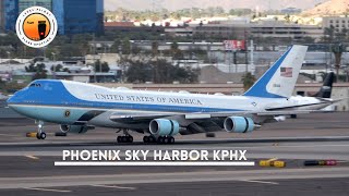 Air Force One! Phoenix Sky Harbor Airport: Plane Spotting and Aircraft Identification