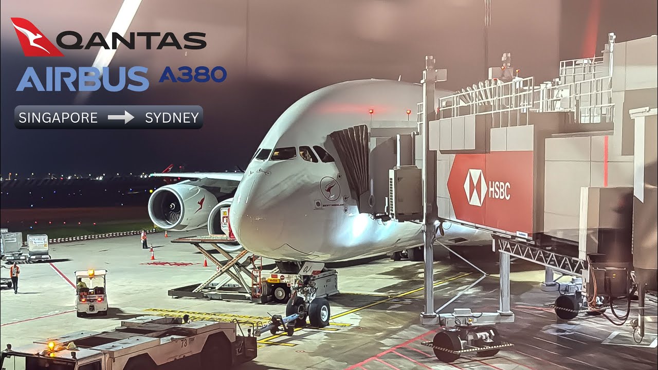 Flying QANTAS A380: Singapore to Sydney | Economy