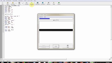 1.The sum of two numbers(0-9) in emu8086
