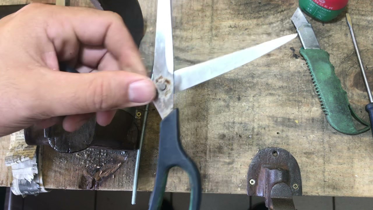 Como afiar tesoura de tecido! Simples !!