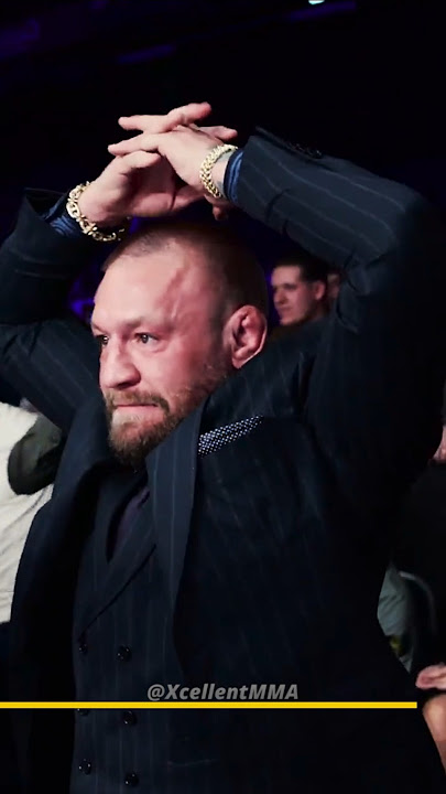 Conor McGregor's face when he realizes guy is still KO'd