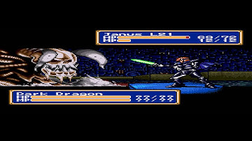Shining Force (Sega Genesis) - Vizzed.com GamePlay Dark Sol and Dark Dragon