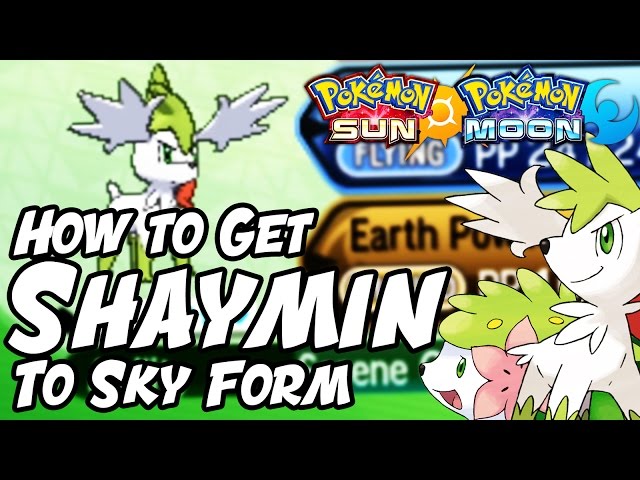 How to Get Shaymin Sky Form in Pokemon Scarlet and Violet! Teal Mask DLC  Shaymin Form Change Item 