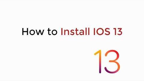 IOS 13 : How to Install IOS 13 iPhone X, XS Max, XR, 8, 8 Plus, 7, 7 Plus, 6,6S Plus, SE, iPad