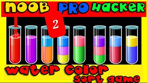 Water Color Sort game Level || Game play