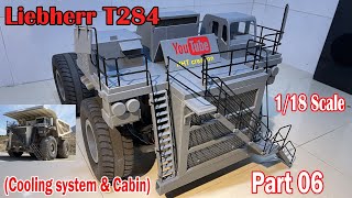 Homemade cabin and cooling system, from PVC, Liebherr T284, scale 1/18 | Part 06 | NHT creation